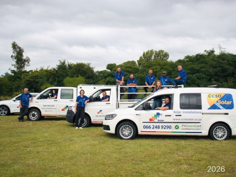 ccso solar team on vehicles